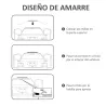 Barras de Transversales de Techo de Coche Baca Portaequipajes para Coche de 2 Piezas Carga máx.75 kg 85x10x8 cm ... - Ogal.Es