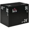 Cajón de Salto 3 en 1 con Cremallera y 3 Alturas Diferentes Carga 120 kg para Casa Oficina Gimnasia 75x51x61 cm... - Ogal.Es