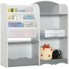 Estantería para Niños Organizador de Juguetes Estantería Infantil con Estantes Abiertos para Dormitorio 85x26x84... - Ogal.Es