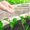Malla Geotextil 2x50 m Malla de Jardín contra Malas Hierbas 130 g/m² Rollo de Malla Antimaleza Negro - Ogal.Es