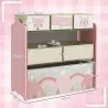 Organizador de Juguetes para Niños Estantería para Juguetes con 6 Cajas de Tela no Tejida Extraíbles 63x30x66 cm... - Ogal.Es