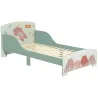 Cama para Niños 143x77x60 cm Cama Infantil de 3-6 Años con Barreras de Protección y Estampados Carga Máx. 40 kg ... - Ogal.Es