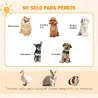 Parque de Juegos para Perros 8 Paneles 61x61 cm Jaula Metálica para Mascotas con Puerta y Doble Cerradura Negro - Ogal.Es