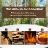 Jardinera Rectangular Arriate de Jardín con 4 Patas para Cultivos Verduras Flores en Jardín Balcón 70x35x30 cm N... - Ogal.Es