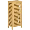 Armario de Baño de Bambú con Estantes Ajustables Mueble de Almacenaje para Salón Cocina Antivuelco 30x19,9x70 cm... - Ogal.Es