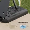 Canasta de Baloncesto Ajustable 236-293 cm con Ruedas Tablero de PC Base Rellenable para Exterior Negro - Ogal.Es