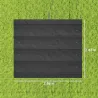 Techo de Repuesto Retráctil 3x2,5 m para Marco de 2,85x2 m Toldo de Tela Solo para Cenador Jardín con 8 Orificio... - Ogal.Es