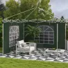 2 Paredes Laterales para Carpa 295x195 cm con Ventana Enrollable y Puerta con Cremallera para Carpa 3x3 m o 3x6 ... - Ogal.Es