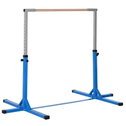 Barra de Gimnasia para Niños de +3 Años Barra de Entrenamiento Altura Ajustable 92-150 cm Carga 75 kg 194x121x15... - Ogal.Es