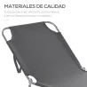 Tumbona de Jardín Plegable con Respaldo Ajustable en 5 Posiciones Carga 120 kg para Terraza Piscina 187x55x24 cm... - Ogal.Es