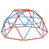 Cúpula de Escalada Juego de Cúpula Geométrica para 3-8 Años con Marco de Metálico Carga 180 kg Ø183x90 cm Rojo y... - Ogal.Es