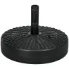 Soporte para Parasol Rellenable de Agua 22 kg y Arena 29 kg para Poste de Sombrilla de Ø38/48 mm Ø51x36 cm - Ogal.Es
