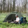 Tienda de Camping Plegable con 2 Ventanas de Malla Bolsa de Transporte y Marco de Fibra de Vidrio 206x152x110 cm... - Ogal.Es