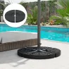 Peso para Base de Sombrilla de 4 Piezas Rellenable de Agua 52 Litro Arena 60 kg o Mixto 70 kg para Base Cruzada ... - Ogal.Es