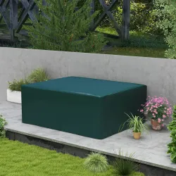 Funda Protectora para Muebles Rectangular Funda de Muebles para Jardín Impermeable Anti-UV Antipolvo 235x190x90 ... - Ogal.Es