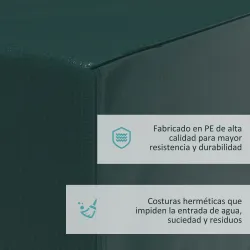 Funda Protectora para Muebles Rectangular Funda de Muebles para Jardín Impermeable Anti-UV Antipolvo 235x190x90 ... - Ogal.Es
