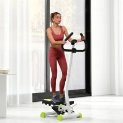 Máquina de Steps Mini Stepper para Fitness en Casa con Pantalla LCD y Pedales Antideslizantes 55x44x108cm Blanco... - Ogal.Es