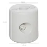 Pack de 4 Pesos para Carpas Plegables Soportes Rellenables con 9 kg de Agua Ø22/24x25 cm Blanco - Ogal.Es