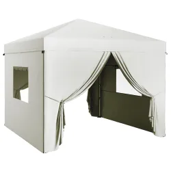 Carpa Plegable Pop-Up 3x3 m con 4 Cortinas Laterales 2 Ventanas de Malla Altura Ajustable Impermeable y Anti-UV ... - Ogal.Es