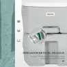 Inodoro Portátil 20L con Indicador de Nivel Carga 150 kg para Camping Viaje Ancianos Caravana Barco 33x40x43 cm ... - Ogal.Es
