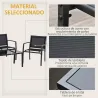Conjunto de Muebles de Jardín 4 Piezas Muebles Jardín Exterior con 2 Sillones 1 Sofá de 2 Plazas y Mesa de Centr... - Ogal.Es