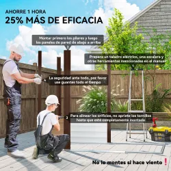 Caseta de Jardín 190x131x188 cm Cobertizo Metálico para Herramientas con 2 Ventilaciones y Puerta para Terraza R... - Ogal.Es