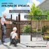 Caseta de Jardín 190x131x188 cm Cobertizo Metálico para Herramientas con 2 Ventilaciones y Puerta para Terraza R... - Ogal.Es