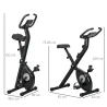 Bicicleta Estática Plegable con 8 Niveles de Resistencia Magnética Pantalla LCD y Asiento Regulable 43x85x109cm ... - Ogal.Es