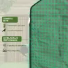 Cubierta de Repuesto de Invernadero 140x143x190 cm con Ventana Puerta con Cremallera Anti-UV Protección de Plant... - Ogal.Es