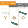 Cama de Acampada Plegable de Tela Oxford 600D con Marco Metálico Carga 136 kg para Playa Senderismo 193x64x40 cm... - Ogal.Es