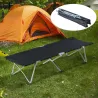 Cama de Acampada Plegable de Tela Oxford 600D con Marco Metálico Carga 136 kg para Playa Senderismo 193x64x40 cm... - Ogal.Es