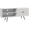 Mueble de TV para Televisores de 65 Pulgadas Moderno con 2 Estantes Abiertos y 1 Estante Ajustable 145x38x65 cm ... - Ogal.Es
