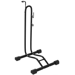 Aparcamiento para Bicicletas Vertical y Horizontal con Ganchos Ajustables para Bicicletas de 24-29 Pulgadas y 70... - Ogal.Es