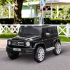 Coche Eléctrico para Niños de Batería 12 V BENZ G500 con Control Remoto Música Bocina 3-5 km/h Carga 30 kg Negro - Ogal.Es