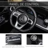 Coche Eléctrico para Niños de Batería 12 V BENZ G500 con Control Remoto Música Bocina 3-5 km/h Carga 30 kg Negro - Ogal.Es