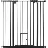 Barrera de Seguridad Extensible con Puerta Pequeña Cierre Automático y Sistema de Doble Bloqueo 74-101x104,1 cm ... - Ogal.Es