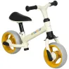 Bicicleta de Equilibrio Infantil +18 Meses con Asiento Ajustable en Altura Carga 25 kg 66,5x34x47 cm Blanco y Na... - Ogal.Es