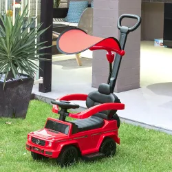 Coche Correpasillos para Niños de 1-3 Años con Licencia Mercedes G350 Capota Extraíble y Barandilla 85,5x40,5x95... - Ogal.Es