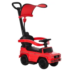 Coche Correpasillos para Niños de 1-3 Años con Licencia Mercedes G350 Capota Extraíble y Barandilla 85,5x40,5x95... - Ogal.Es