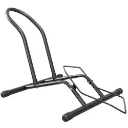 Soporte para Bicicletas de Acero Aparca Bicis de Suelo Portátil para Interior y Exterior 59x41x38 cm Negro - Ogal.Es
