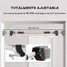 Barra para hacer Dominadas para Puerta Ajustable de 90 cm a 117 cm Carga 200 kg para Ejercicio y Entrenamiento N... - Ogal.Es
