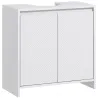 Mueble para Debajo del Lavabo Moderno con Estante Mueble Lavabo con Pie Anti-vuelco Carga 40 kg 60x30x60 cm Blanco - Ogal.Es