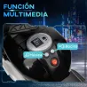 Moto Eléctrica Infantil con Luces Bocina Música Neumáticos Anchos Moto para Niños con Velocidad 3 km/h Negro - Ogal.Es