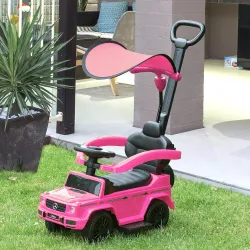 Coche Correpasillos para Niños de 1-3 Años con Licencia Mercedes G350 Capota Extraíble y Barandilla 85,5x40,5x95... - Ogal.Es