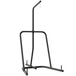 Soporte para Sacos de Boxeo con Marco de Acero Carga de 60 kg para Entrenamiento en Gimnasio Hogar Negro - Ogal.Es