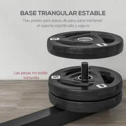 Soporte para Sacos de Boxeo con Marco de Acero Carga de 60 kg para Entrenamiento en Gimnasio Hogar Negro - Ogal.Es