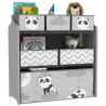 Organizador de Juguetes para Niños Estantería para Juguetes con 6 Cajas de Tela no Tejida Extraíbles 63x30x66 cm... - Ogal.Es