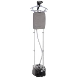 Plancha de Vapor Vertical 1950W 2 L con Temperatura Ajustable en 11 Niveles y Barra Telescópica Negro - Ogal.Es