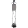 Plancha de Vapor Vertical 1950W 2 L con Temperatura Ajustable en 11 Niveles y Barra Telescópica Negro - Ogal.Es