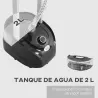 Plancha de Vapor Vertical 1950W 2 L con Temperatura Ajustable en 11 Niveles y Barra Telescópica Negro - Ogal.Es